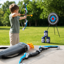 Kit Arco e Flecha Infantil com LED, Alvo e 10 Flechas de Ventosa | LightBow