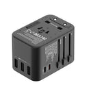 Adaptador de Viagem Universal de Tomadas 3 USB e 2 Type-C