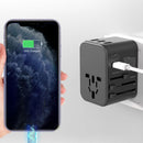 Adaptador de Viagem Universal de Tomadas 3 USB e 2 Type-C
