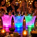 Balde de Gelo 5L com LED RGB e Caixa de Som Bluetooth Recarregável