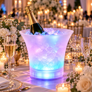 Balde de Gelo 5L com LED RGB e Caixa de Som Bluetooth Recarregável