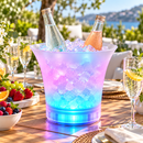 Balde de Gelo 5L com LED RGB e Caixa de Som Bluetooth Recarregável