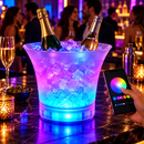 Balde de Gelo 5L com LED RGB e Caixa de Som Bluetooth Recarregável