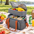 Bolsa Térmica Expansível de Grande Capacidade para Alimentos e Bebidas