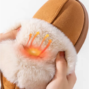Bota Pantufa Feminina Peluciada com Solado Antiderrapante