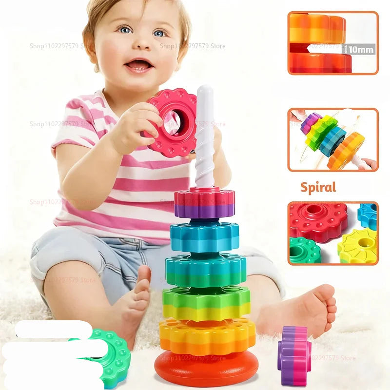 Brinquedo Educativo Giro Mágico Montessoriano para Desenvolvimento Infantil