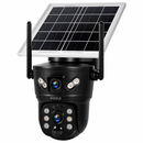 Câmera de Segurança Solar Externa 6MP com Lente Dupla e 4G