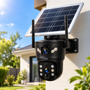 Câmera de Segurança Solar Externa 6MP com Lente Dupla e 4G