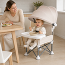 Cadeira de Alimentação para Bebê Dobrável e Portátil com Toldo | BabyGo