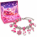 Calendário do Advento de Natal com Kit de Pulseiras e Miçangas