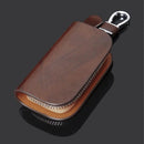 Capa Universal para Chave de Carro em Couro com Zíper