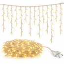 Cascata de Natal 400 LEDs 10 Metros com 8 Funções