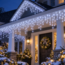 Cascata de Natal 400 LEDs 10 Metros com 8 Funções