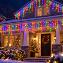 Cascata de Natal 400 LEDs 10 Metros com 8 Funções