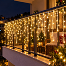 Cascata de Natal 400 LEDs 10 Metros com 8 Funções