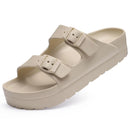Chinelo Feminino Plataforma com Fivela Ajustável | FlexStep