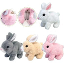 Coelho de Pelúcia Eletrônico Interativo com Música, Saltos e Orelhas que se Mexem