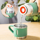 Conjunto Garrafa Térmica Inox com 3 Canecas