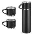 Conjunto Garrafa Térmica Inox com 3 Canecas