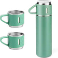 Conjunto Garrafa Térmica Inox com 3 Canecas