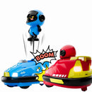 Conjunto de Carrinho Bate Bate Interativo com Controle Remoto