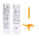 Conjunto de Meias de Reflexologia com Massageadores Acupressão