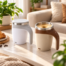 Copo Elétrico Misturador Automático 350ml com Tampa