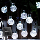 Cordão de Luz Solar LED com 8 Modos para Jardim e Área Externa
