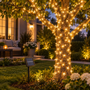 Cordão de Luz Solar para Jardim com 8 Modos à Prova d’Água