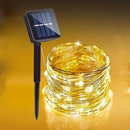 Cordão de Luz Solar para Jardim com 8 Modos à Prova d’Água