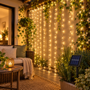 Cordão de Luz Solar para Jardim com 8 Modos à Prova d’Água