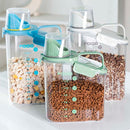 Dispenser Organizador de Alimentos Hermético com Medidor - FreshFlow