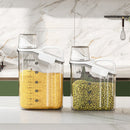 Dispenser Organizador de Alimentos Hermético com Medidor - FreshFlow