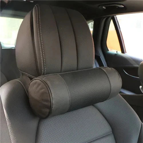 Encosto de Cabeça em Couro Universal para Carros