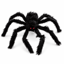 Enfeite Aranha Gigante Peluda para Halloween 75cm ou 120cm