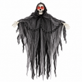 Enfeite Halloween Caveira Fantasma com Olhos LED e Som