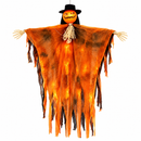Enfeite Halloween Caveira Fantasma com Olhos LED e Som