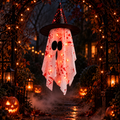 Enfeite de Halloween Fantasma Suspenso com LED