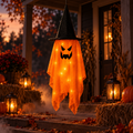 Enfeite de Halloween Fantasma Suspenso com LED