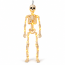 Esqueleto Humano Articulado com Led 40cm para Decoração de Halloween
