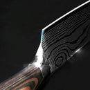 Faca Profissional de Chef Forjada em Aço Inoxidável