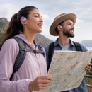 Fone de Ouvido Bluetooth com Tradução por IA +144 Idiomas e Bluetooth 5.4