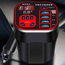 Inversor de Energia Automotivo com Display LED e Carregador Multifuncional de Carro