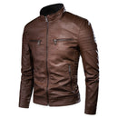 Jaqueta de Couro Casual Masculina - UrbanChic