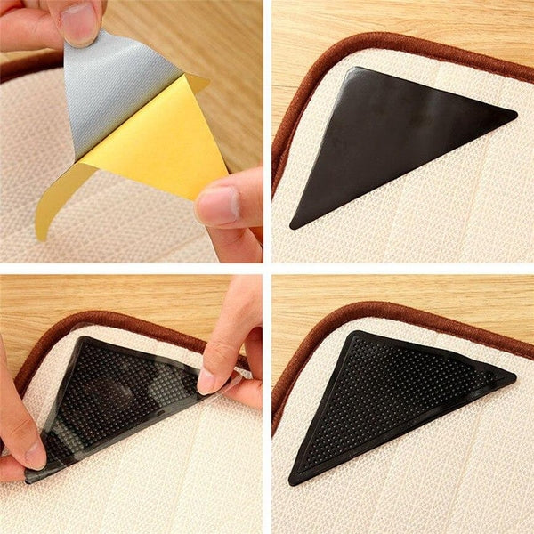 Kit Fixadores Antiderrapantes para Tapetes e Carpetes