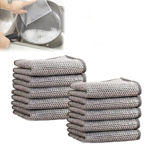 Kit Panos Esponja de Limpeza Multifuncional e Reutilizável