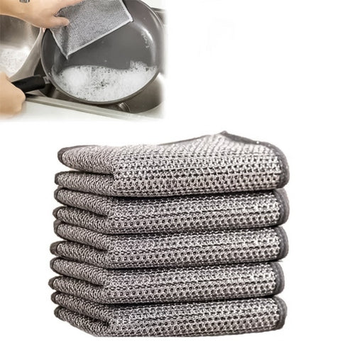 Kit Panos Esponja de Limpeza Multifuncional e Reutilizável