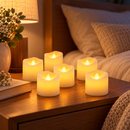 Kit 12 Velas de LED Decorativas sem Chama para Festas e Eventos