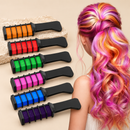 Kit 6 Pente De Giz para Cabelo Infantil Colorido para Penteados