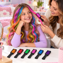 Kit 6 Pente De Giz para Cabelo Infantil Colorido para Penteados